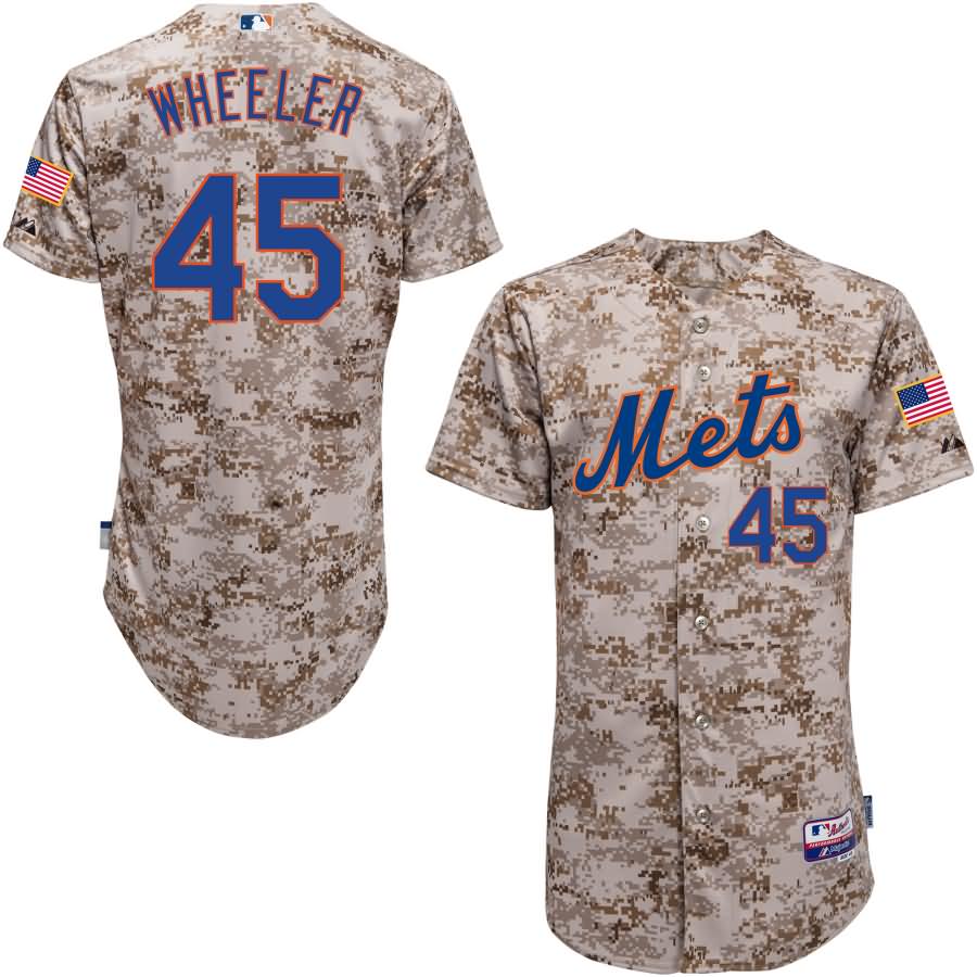 Zack Wheeler New York Mets Majestic Camo 6300 Player Authentic Jersey