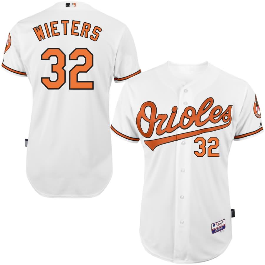 Matt Wieters Baltimore Orioles Majestic Home 6300 Player Authentic Jersey - White
