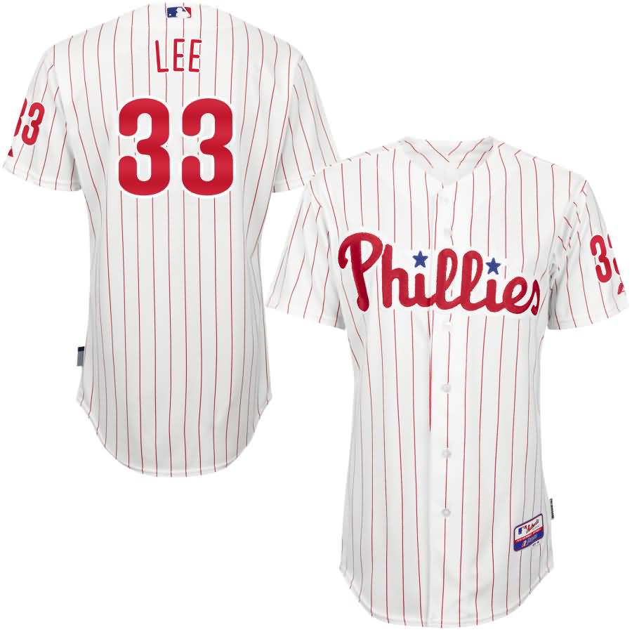 Cliff Lee Philadelphia Phillies Majestic Home 6300 Player Authentic Jersey - White