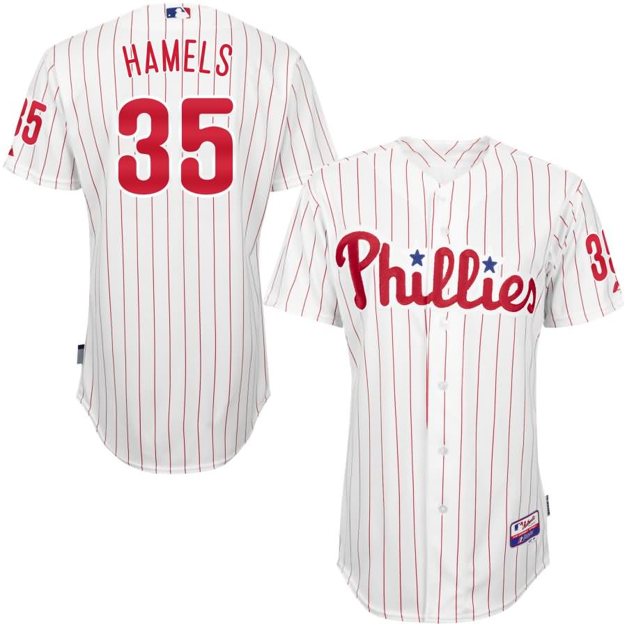Cole Hamels Philadelphia Phillies Majestic Home 6300 Player Authentic Jersey - White