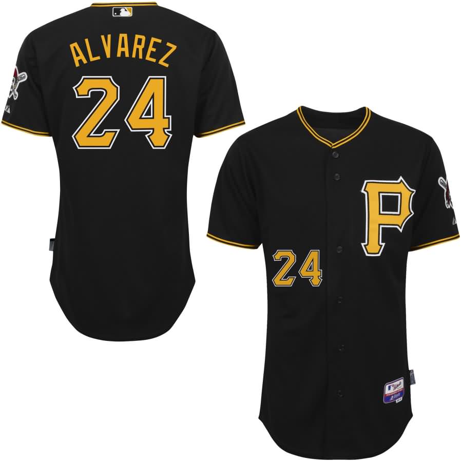 Pedro Alvarez Pittsburgh Pirates Majestic Alternate 6300 Player Authentic Jersey - Black