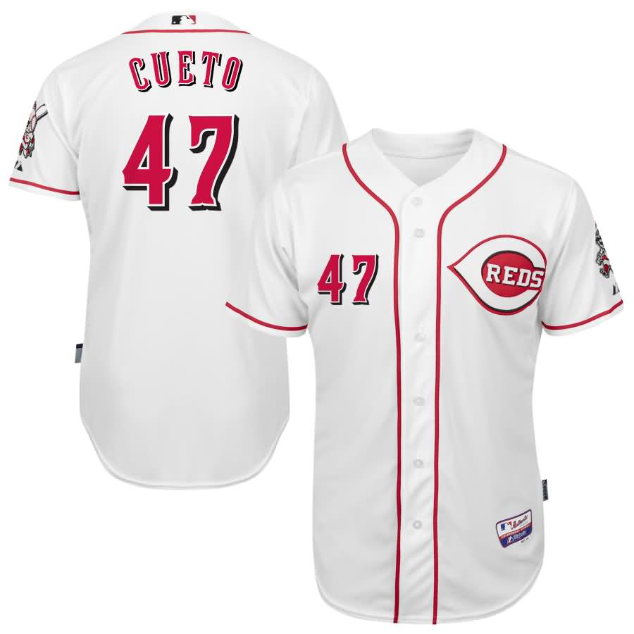 Johnny Cueto Cincinnati Reds Majestic Home 6300 Player Authentic Jersey - White