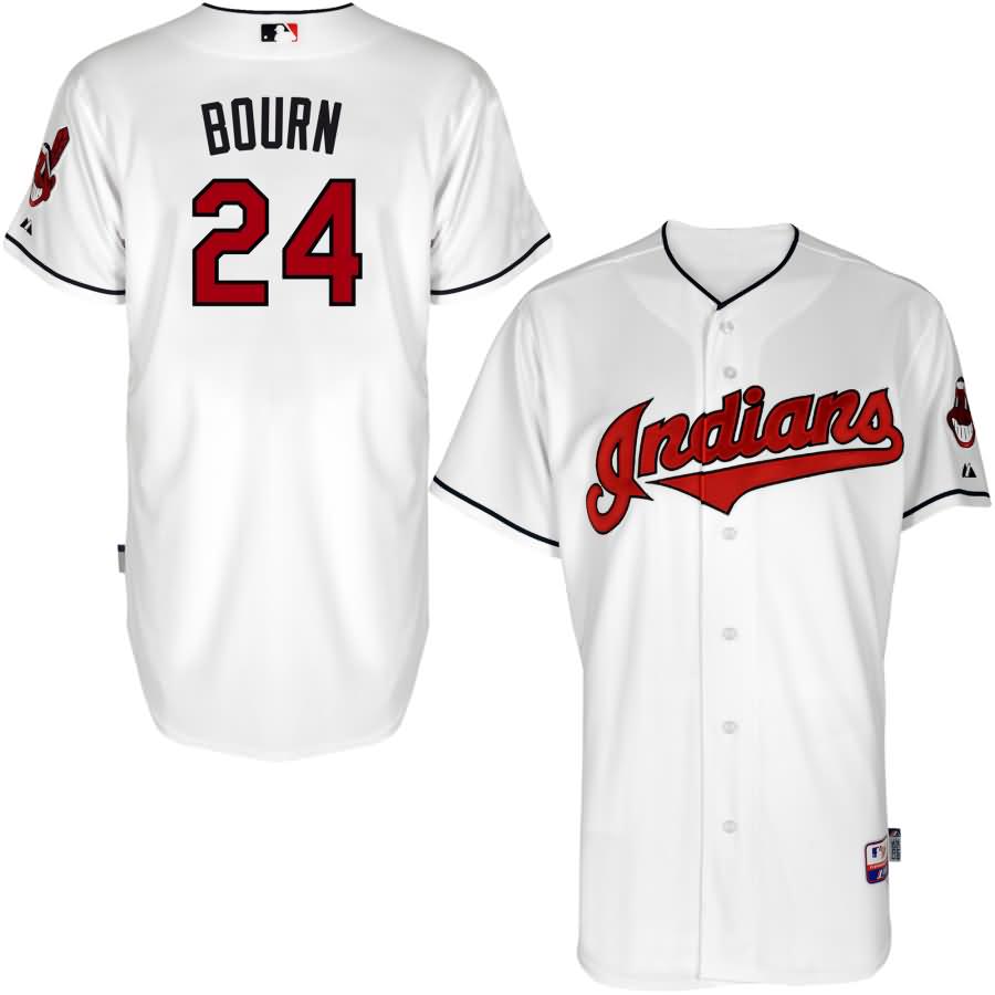 Michael Bourn Cleveland Indians Majestic 6300 Player Authentic Jersey - White