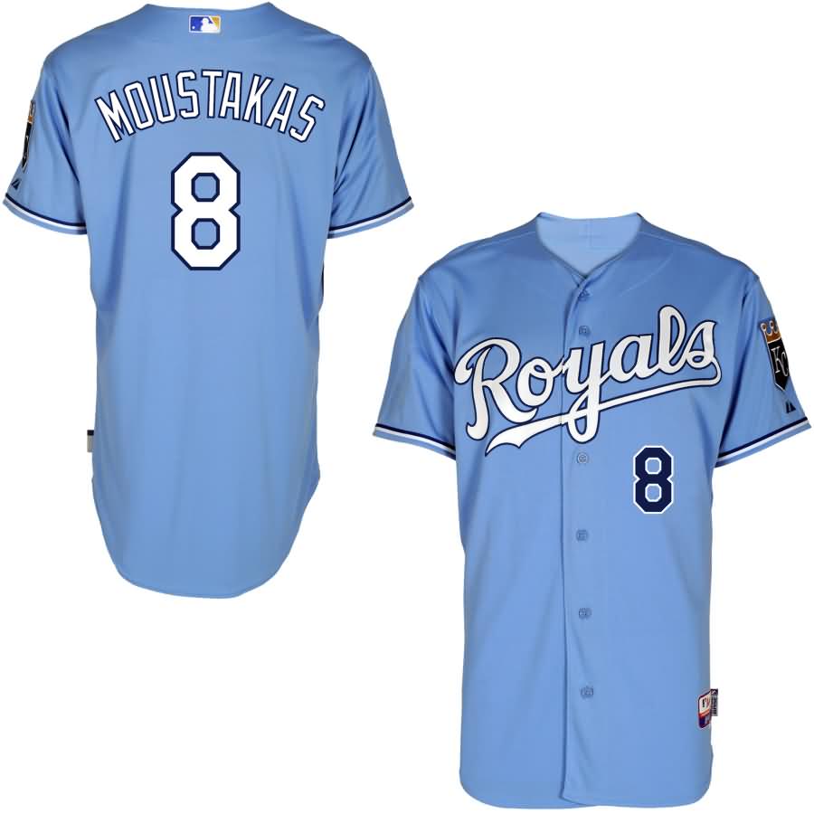 Mike Moustakas Kansas City Royals Majestic 6300 Player Authentic Jersey - Light Blue