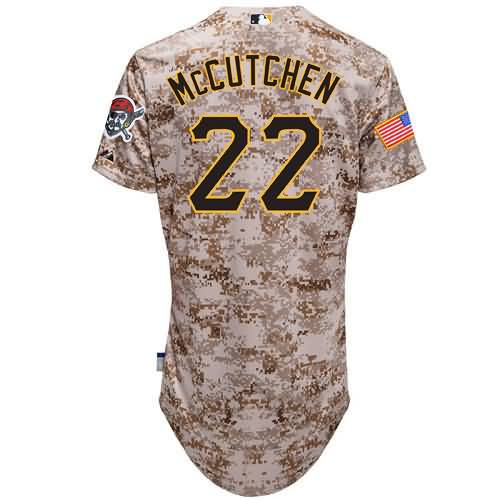 Andrew McCutchen Pittsburgh Pirates Majestic Camo 6300 Player Authentic Jersey