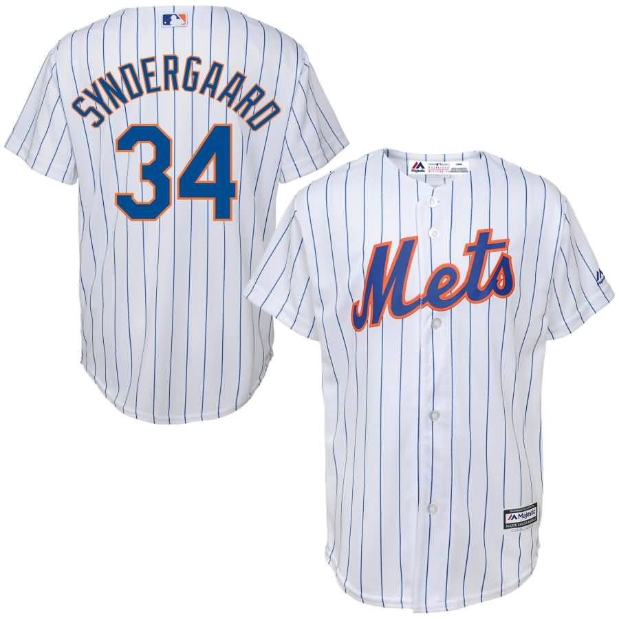 Noah Syndergaard New York Mets Majestic Youth Official Cool Base Player Jersey - White
