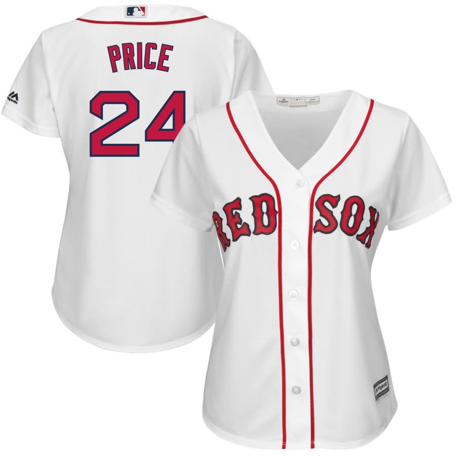 David Price Boston Red Sox Majestic Women's Cool Base Player Jersey - White