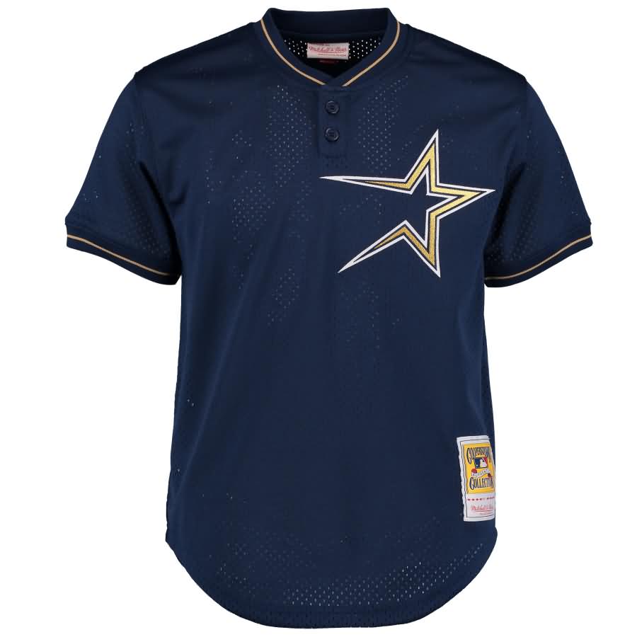 Jeff Bagwell Houston Astros Mitchell & Ness Cooperstown 1997 Mesh Batting Practice Jersey - Navy