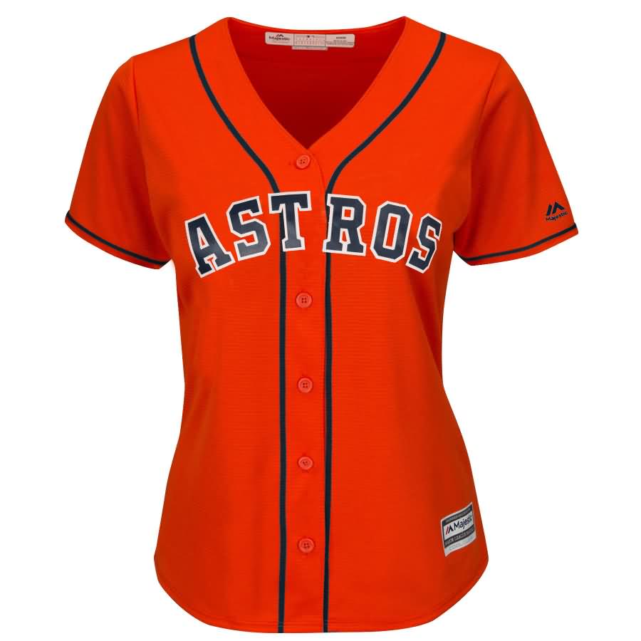 Houston Astros Majestic Women's Alternate Cool Base Jersey - Orange