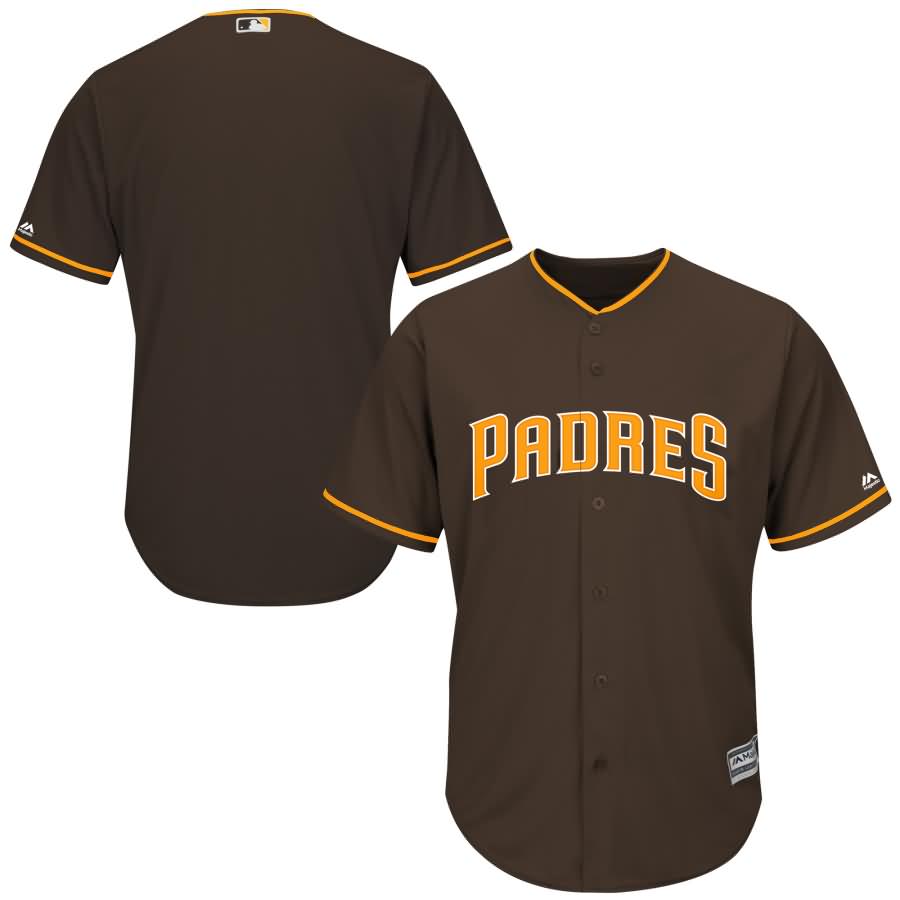 San Diego Padres Majestic Official Cool Base Jersey - Brown