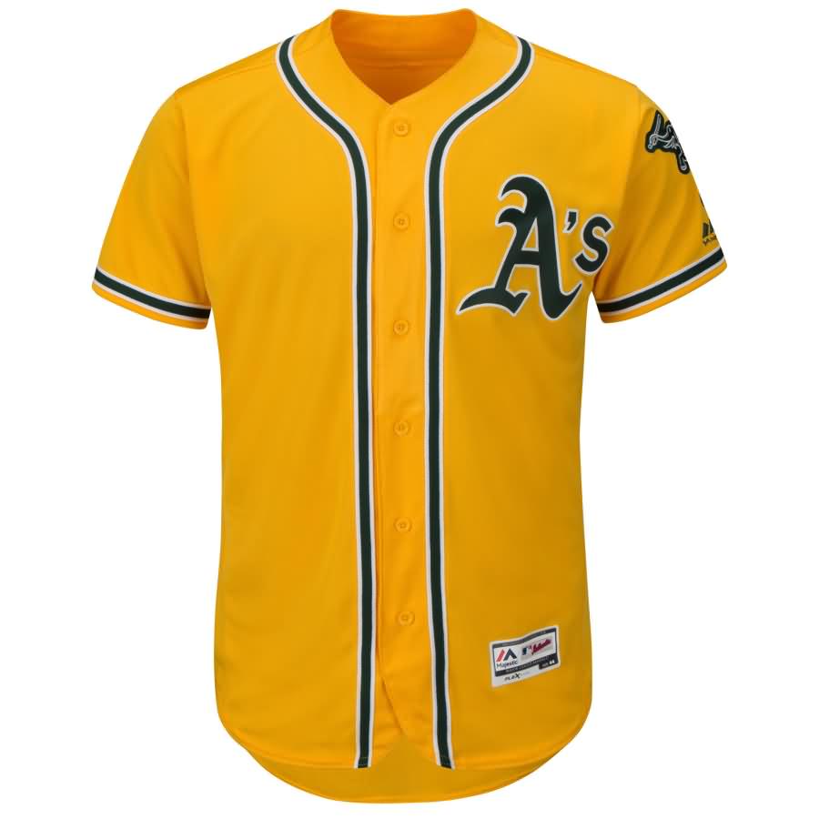 Oakland Athletics Majestic Alternate Flex Base Authentic Collection Team Jersey - Gold