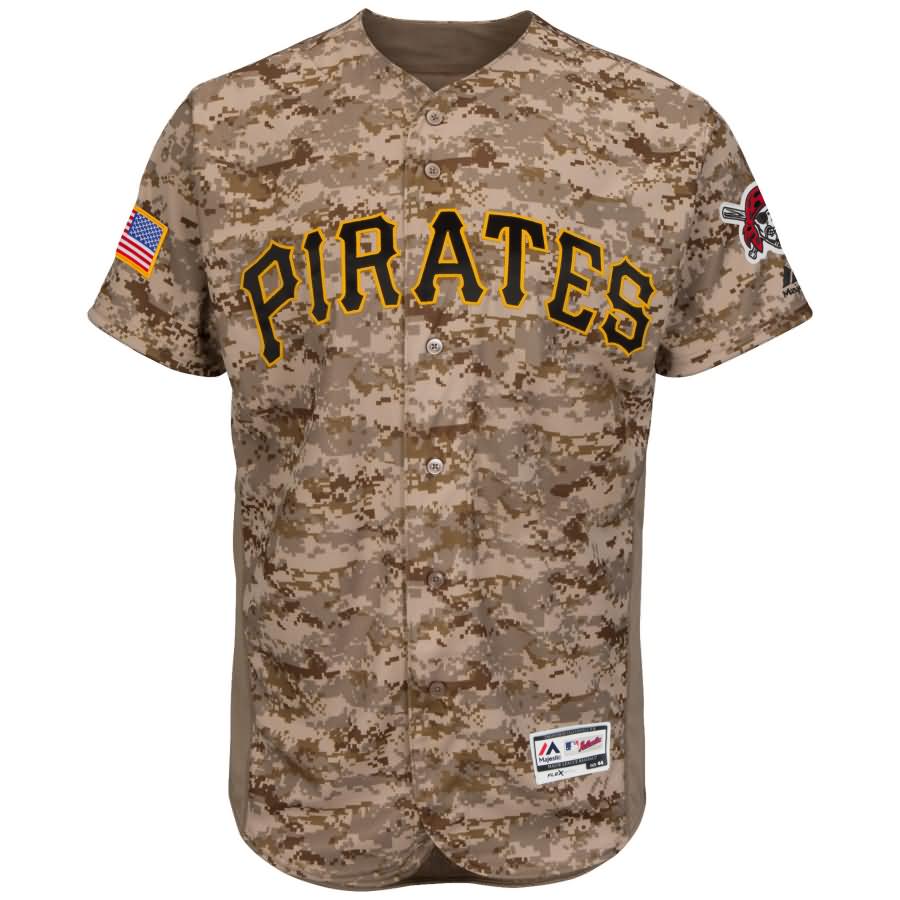 Pittsburgh Pirates Majestic Alternate Flex Base Authentic Collection Team Jersey - USMC Camo