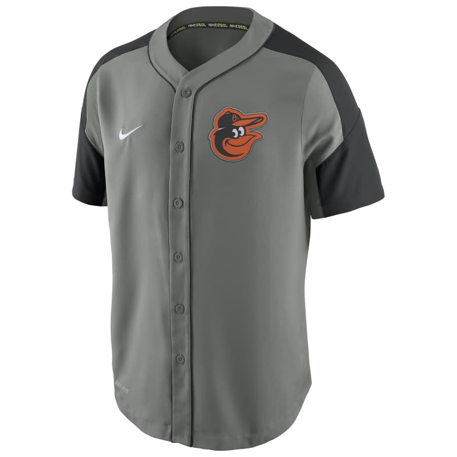 Baltimore Orioles Nike Dri-FIT Woven Jersey - Gray