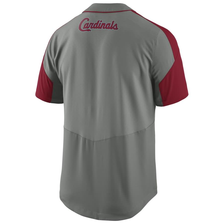 St. Louis Cardinals Nike Dri-FIT Woven Jersey - Gray/Red