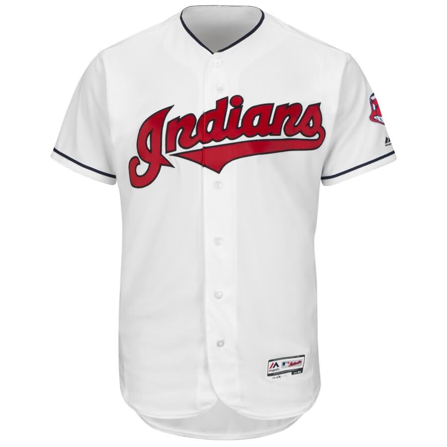 Jason Kipnis Cleveland Indians Majestic Home Flex Base Authentic Collection Player Jersey - White