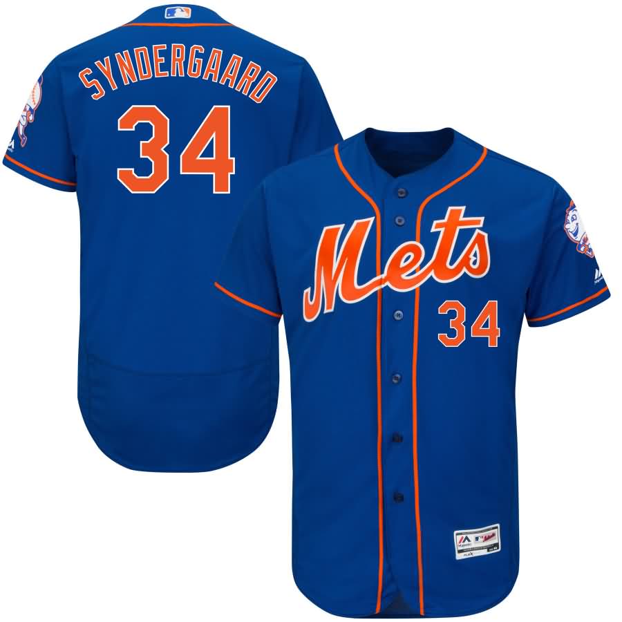 Noah Syndergaard New York Mets Majestic Alternate Flex Base Authentic Collection Player Jersey - Royal