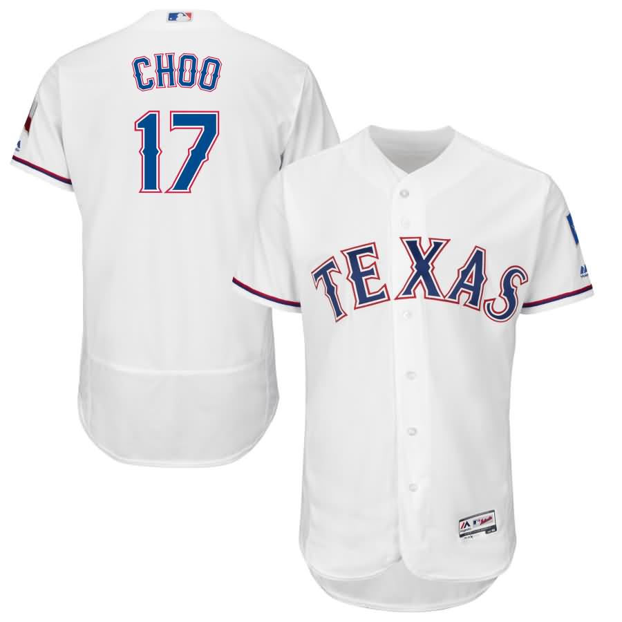 Shin-Soo Choo Texas Rangers Majestic Home Flex Base Authentic Collection Player Jersey - White