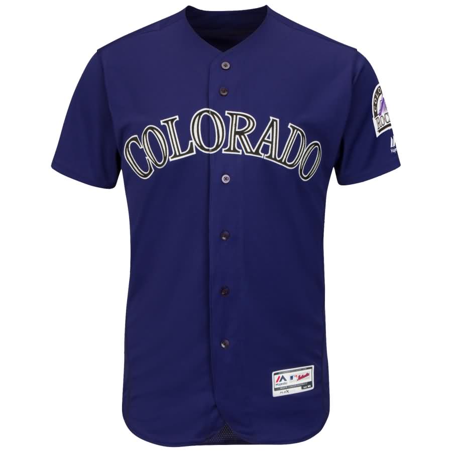 Carlos Gonzalez Colorado Rockies Majestic Alternate Authentic Collection Flex Base Player Jersey - Purple