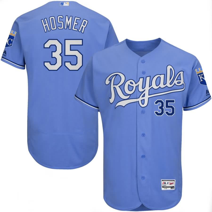 Eric Hosmer Kansas City Royals Majestic Alternate Flex Base Authentic Collection Player Jersey - Atlantic Blue