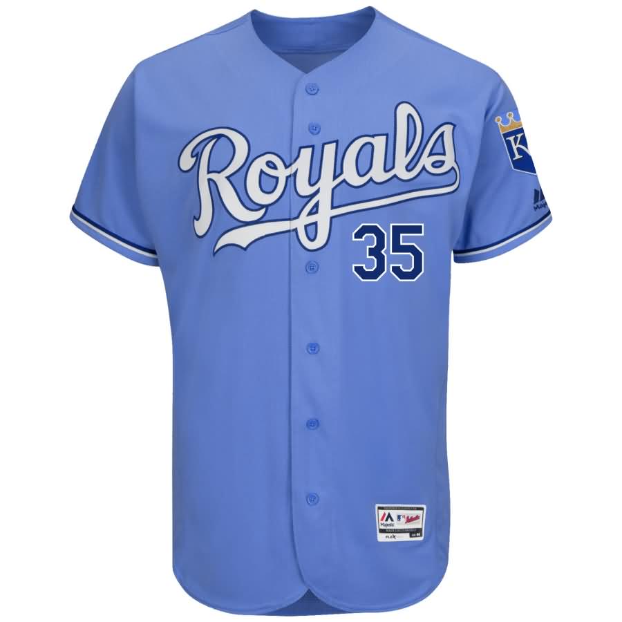 Eric Hosmer Kansas City Royals Majestic Alternate Flex Base Authentic Collection Player Jersey - Atlantic Blue