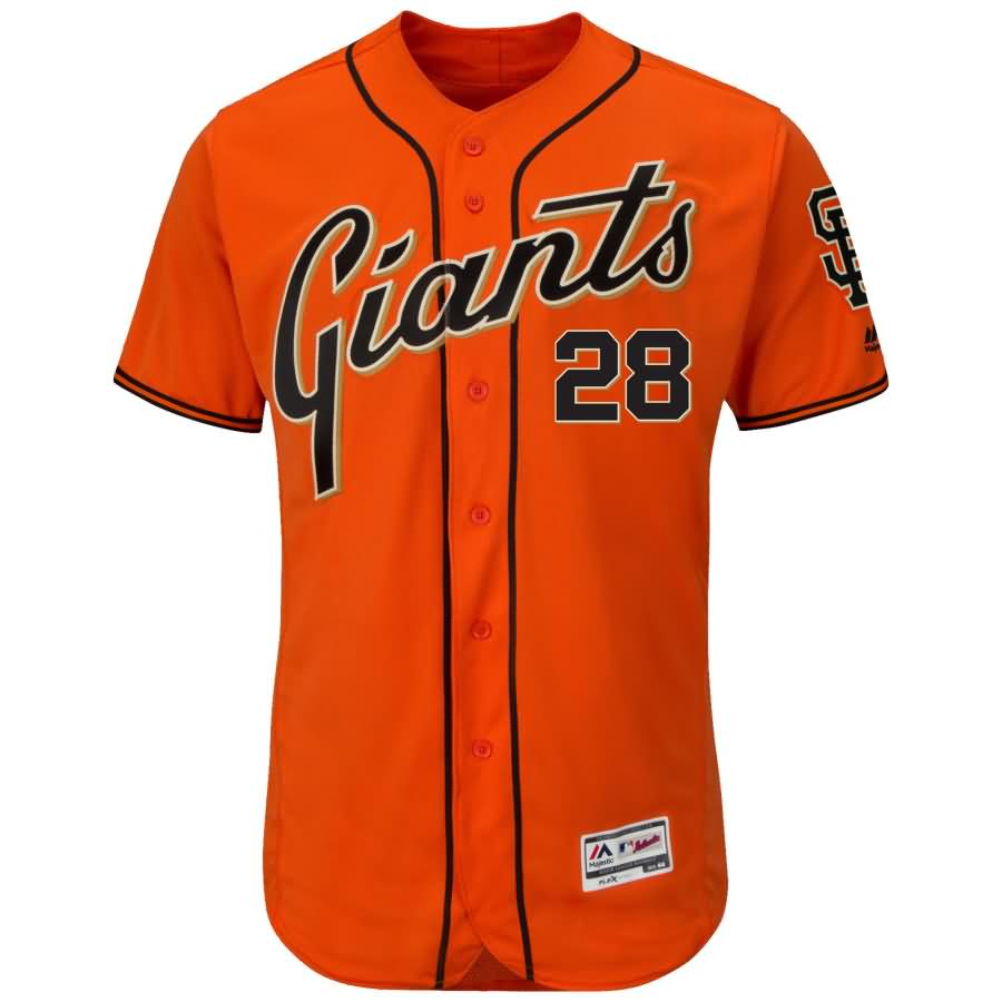 Buster Posey San Francisco Giants Majestic Alternate Flex Base Authentic Collection Player Jersey - Orange