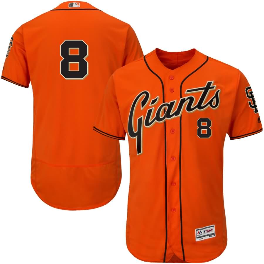 Hunter Pence San Francisco Giants Majestic Alternate Flex Base Authentic Collection Player Jersey - Orange