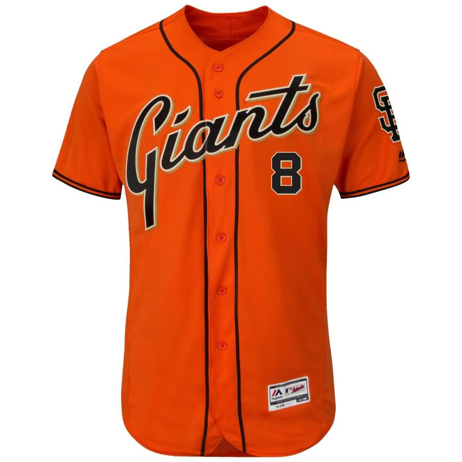 Hunter Pence San Francisco Giants Majestic Alternate Flex Base Authentic Collection Player Jersey - Orange