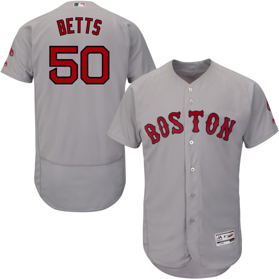 Mookie Betts Boston Red Sox Majestic Alternate Authentic Collection Flex Base Player Jersey - Gray