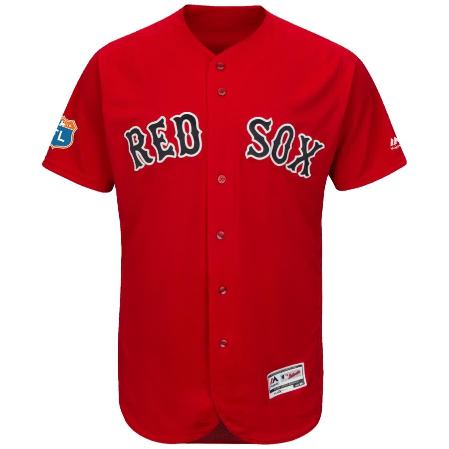 Xander Bogaerts Boston Red Sox Majestic Alternate Flex Base Authentic Collection Player Jersey - Scarlet