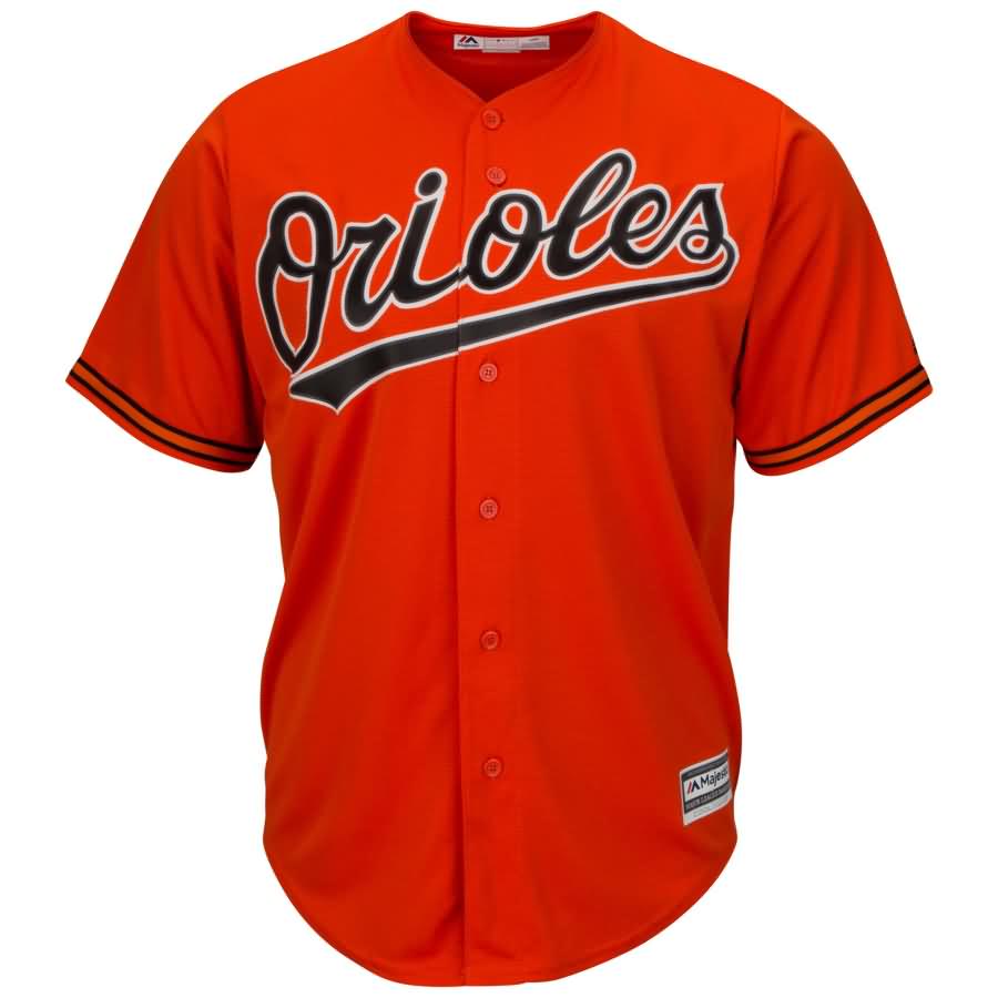 Baltimore Orioles Majestic Youth Offical Cool Base Jersey - Orange