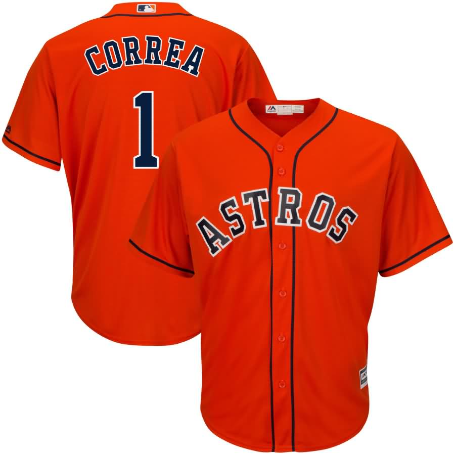 Carlos Correa Houston Astros Majestic Youth Alternate Official Cool Base Player Jersey - Orange