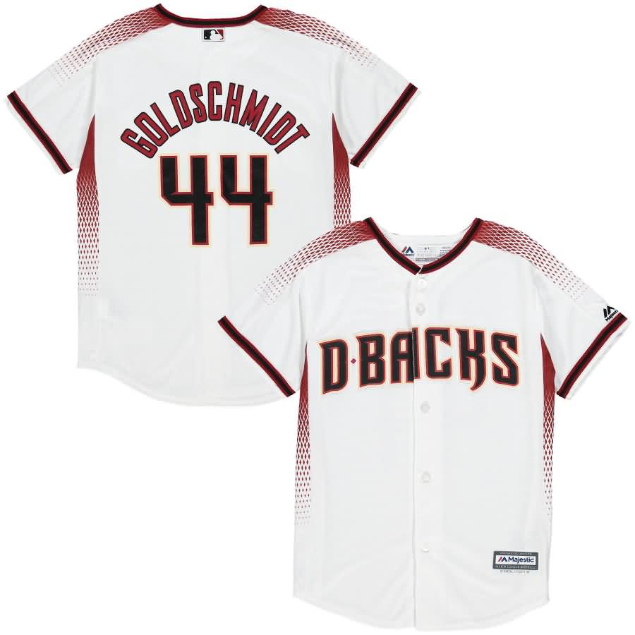 Paul Goldschmidt Arizona Diamondbacks Majestic Youth Fashion Official Cool Base Player Jersey - White