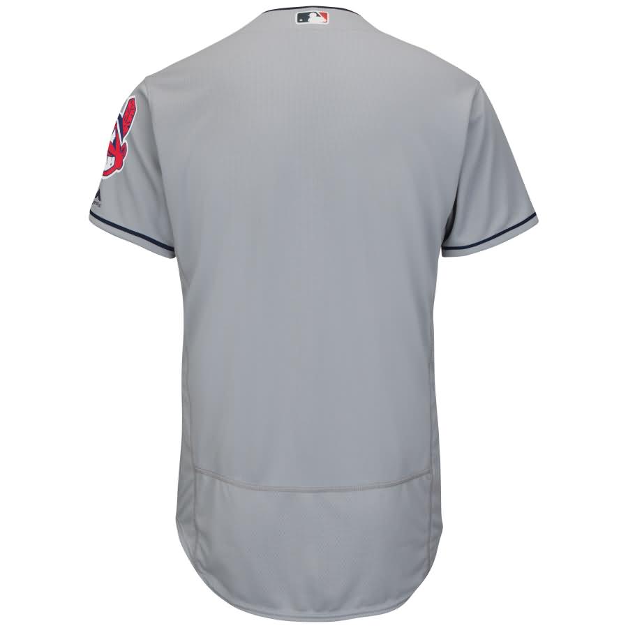 Cleveland Indians Majestic Road Flex Base Authentic Collection Team Jersey - Gray