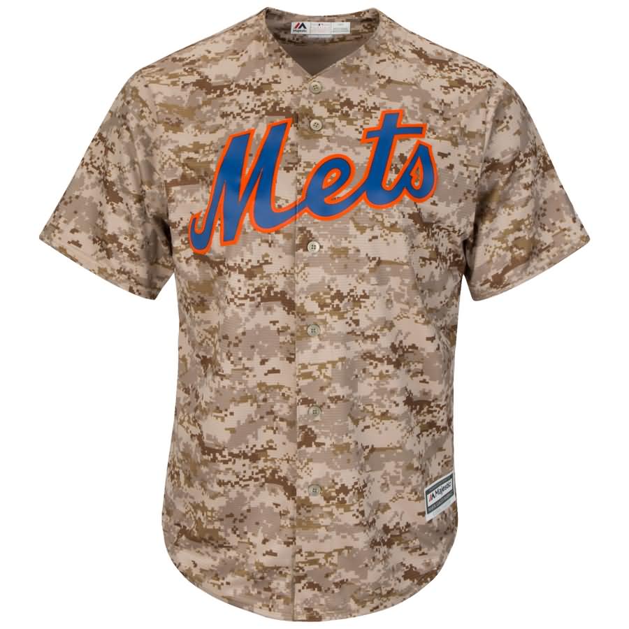 Zack Wheeler New York Mets Majestic Cool Base Player Jersey - Camo