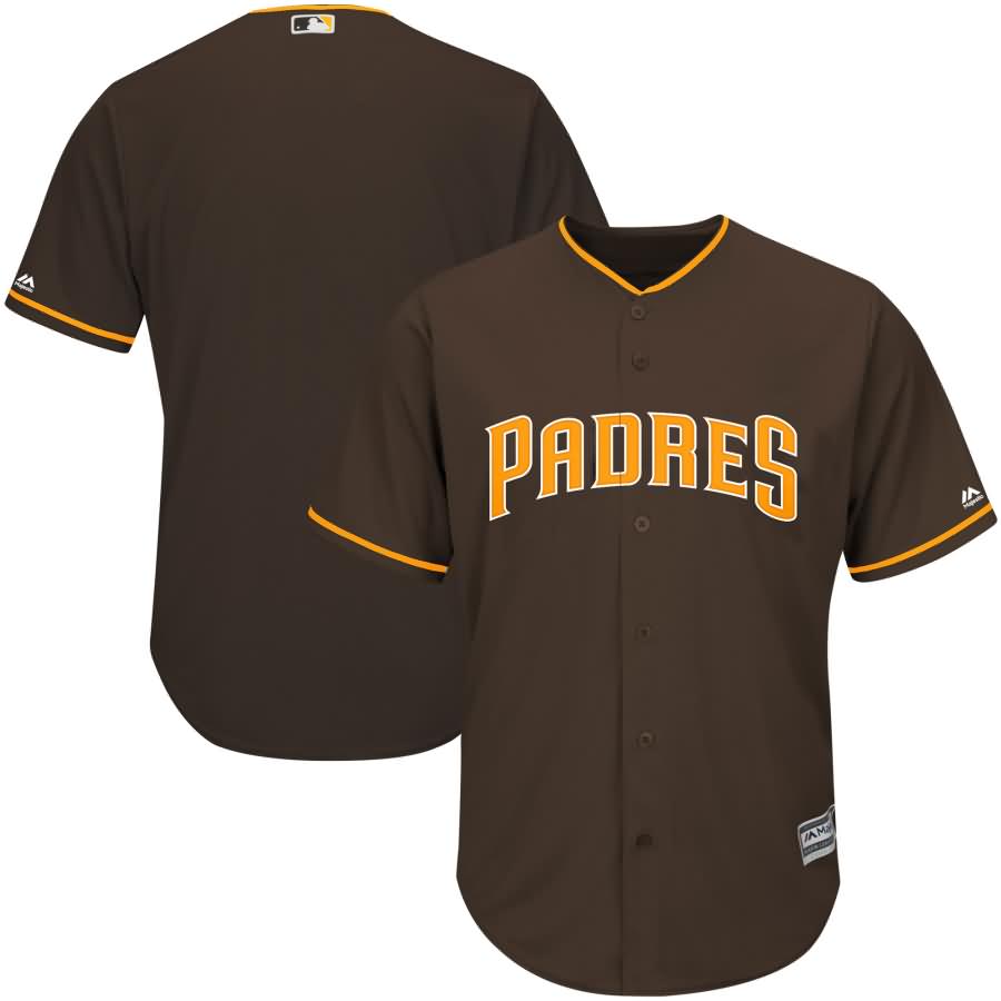 San Diego Padres Majestic Youth Offical Cool Base Jersey - Brown