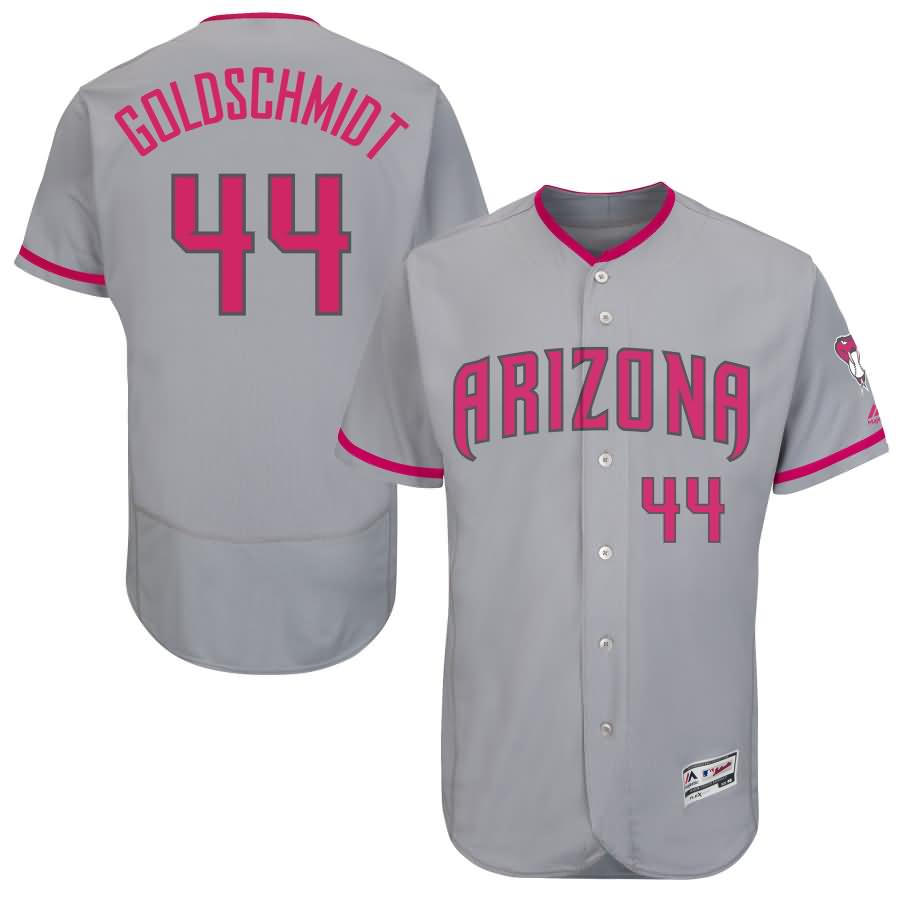 Paul Goldschmidt Arizona Diamondbacks Majestic Mother's Day Flex Base Jersey - Gray