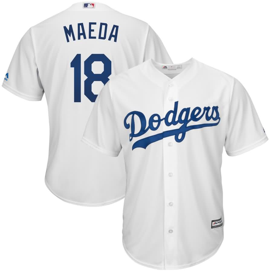 Kenta Maeda Los Angeles Dodgers Majestic Home Official Cool Base Player Replica Jersey - White