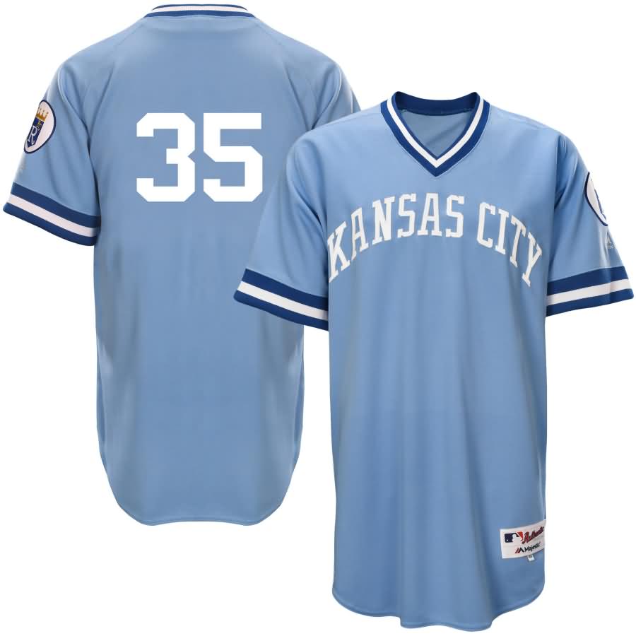 Eric Hosmer Kansas City Royals Majestic Authentic 1976 Turn Back the Clock Player Jersey - Light Blue