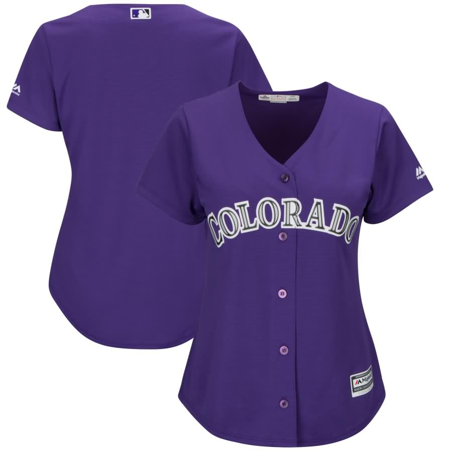Colorado Rockies Majestic Women's Alternate Cool Base Team Jersey - Purple
