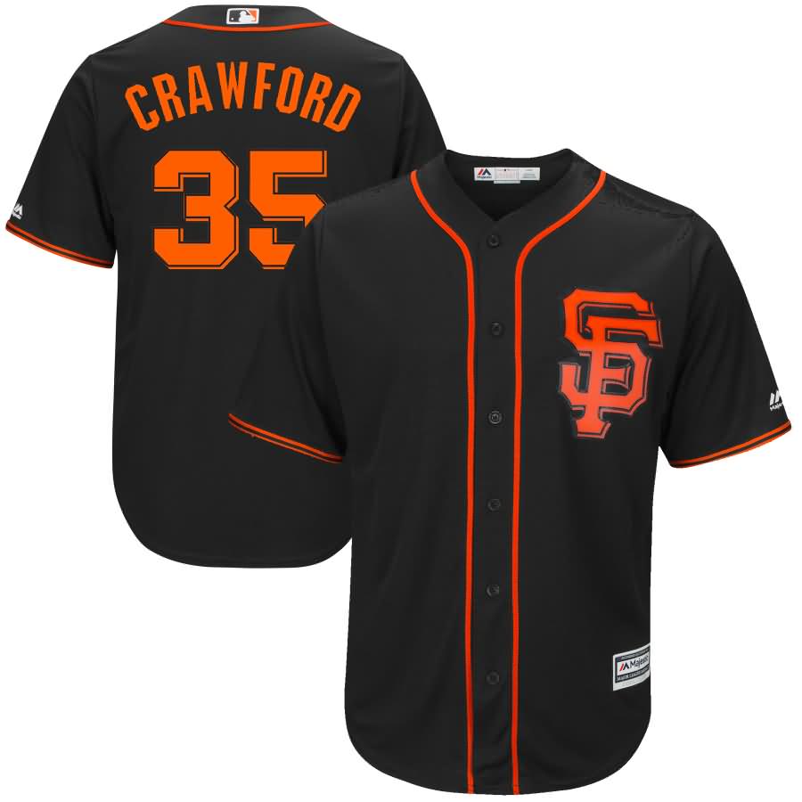 Brandon Crawford San Francisco Giants Majestic Alternate 2017 Cool Base Player Jersey - Black