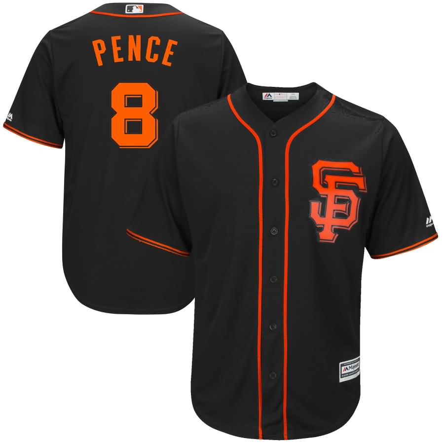 Hunter Pence San Francisco Giants Majestic Alternate 2017 Cool Base Player Jersey - Black