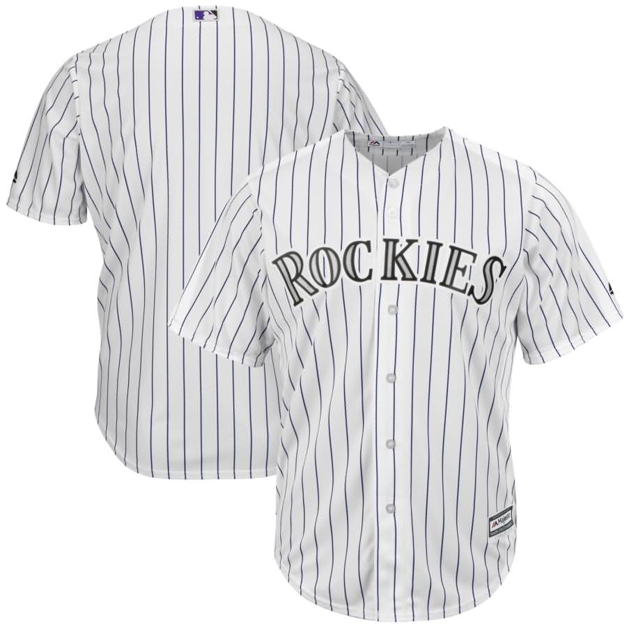 Colorado Rockies Majestic Home Official Cool Base Team Jersey - White
