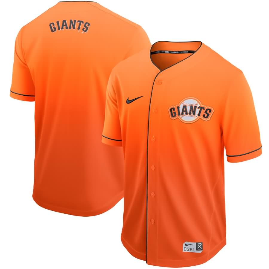San Francisco Giants Nike Fade Jersey - Orange
