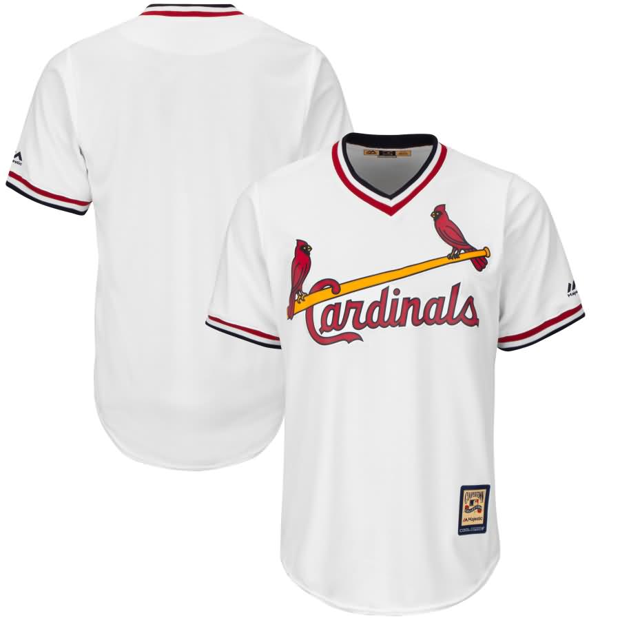 St. Louis Cardinals Majestic Home Cooperstown Cool Base Replica Team Jersey - White