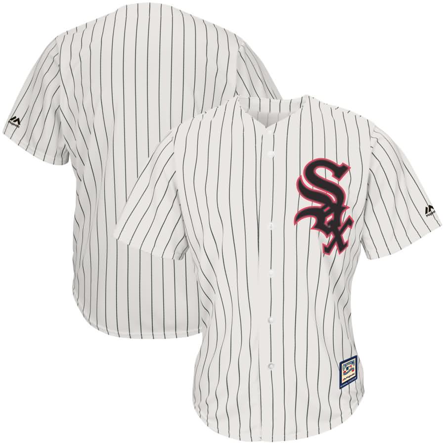 Chicago White Sox Majestic Alternate Cooperstown Cool Base Replica Team Jersey - Cream/Black
