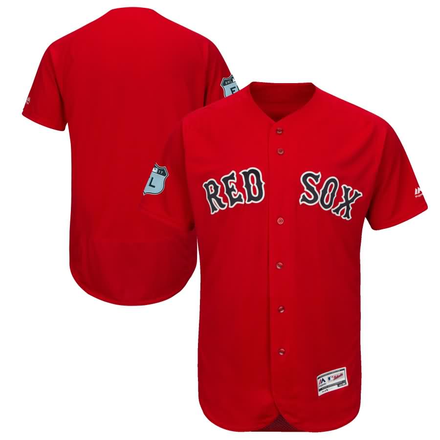 Boston Red Sox Majestic 2017 Spring Training Authentic Flex Base Team Jersey - Scarlet