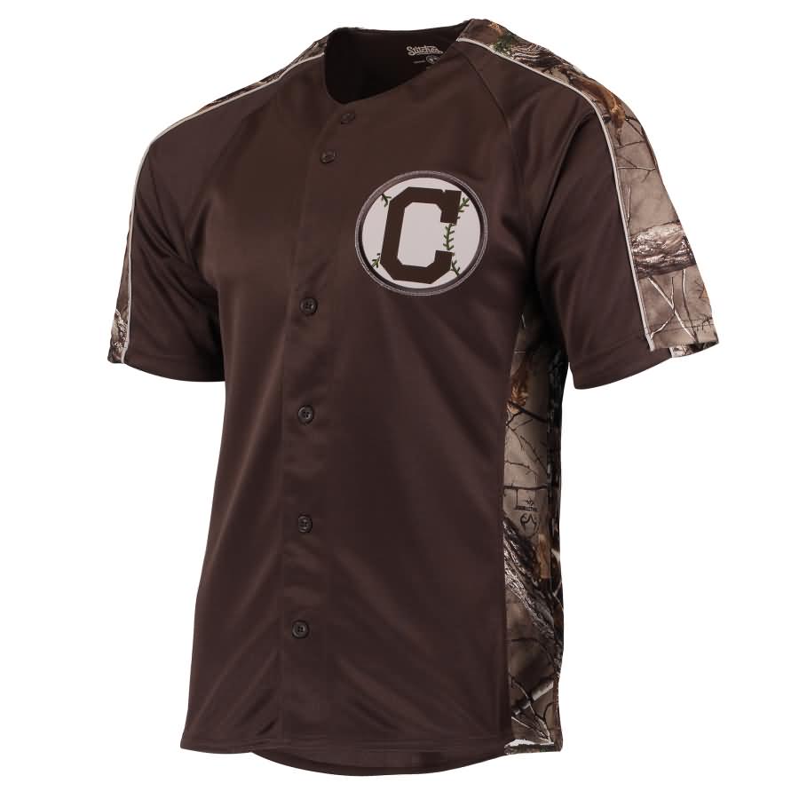 Cleveland Indians Stitches Replica Jersey - Realtree Camo
