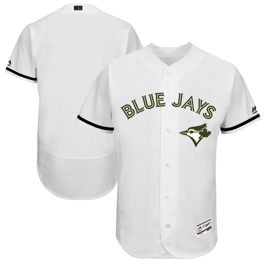 Toronto Blue Jays Majestic 2017 Memorial Day Authentic Collection Flex Base Team Jersey - White