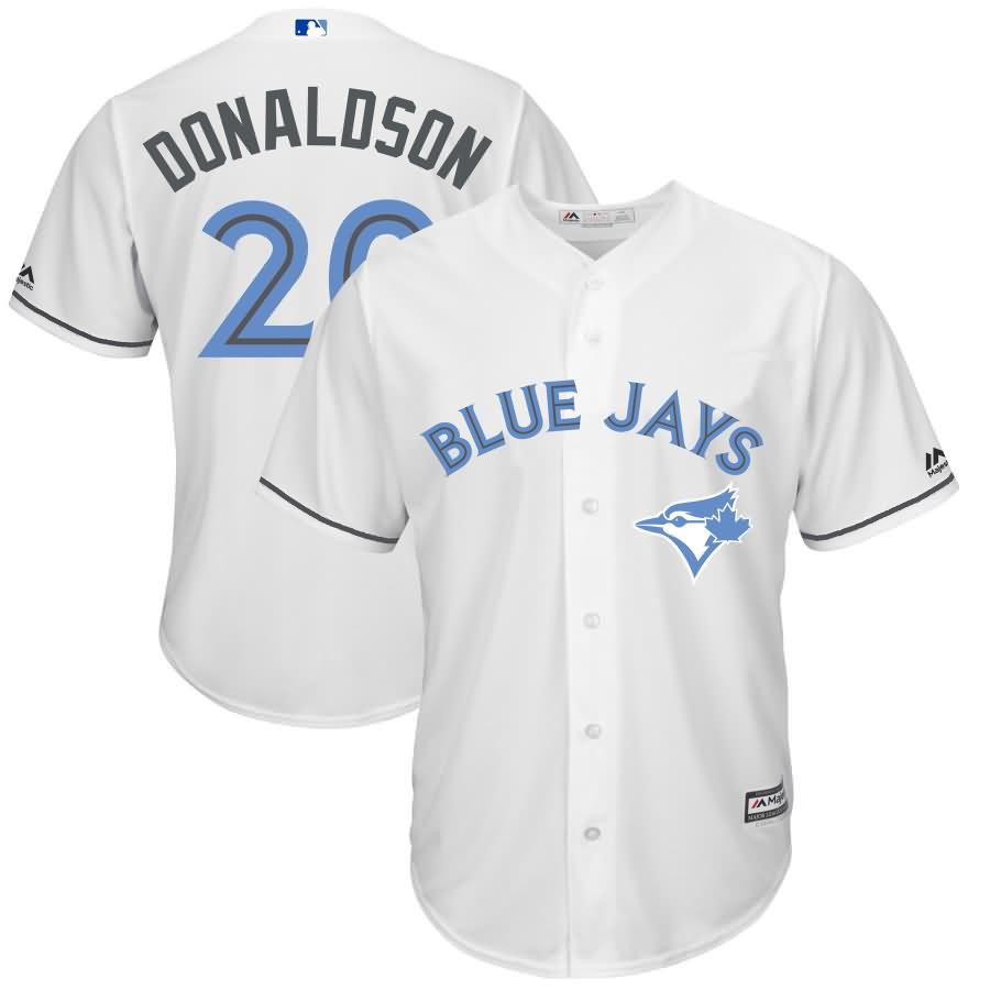 Josh Donaldson Toronto Blue Jays Majestic Father's Day Cool Base Replica Jersey - White