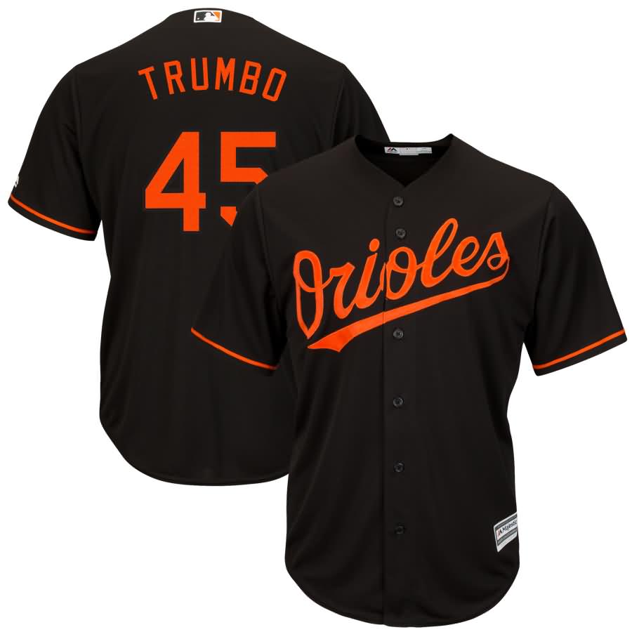 Mark Trumbo Baltimore Orioles Majestic Alternate Official Cool Base Replica Player Jersey - Black